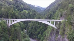 Das Weltmonument Salginatobelbrücke am 17.06.2016 in 4K